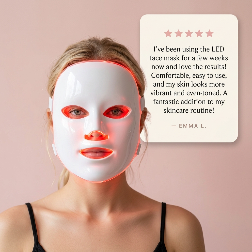 HushHour 7-in-1 LED Face Mask