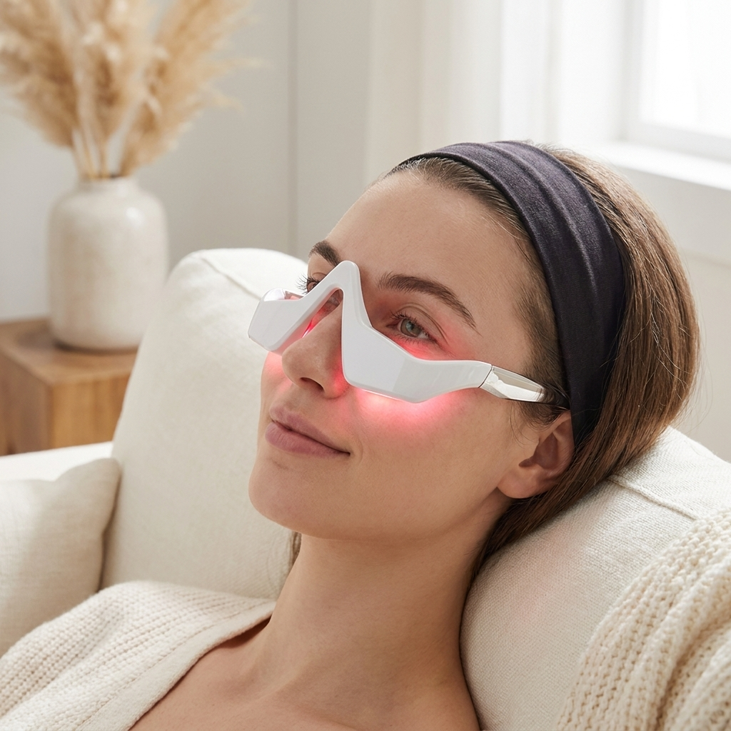 HushHour Red Light Under-Eye Glasses
